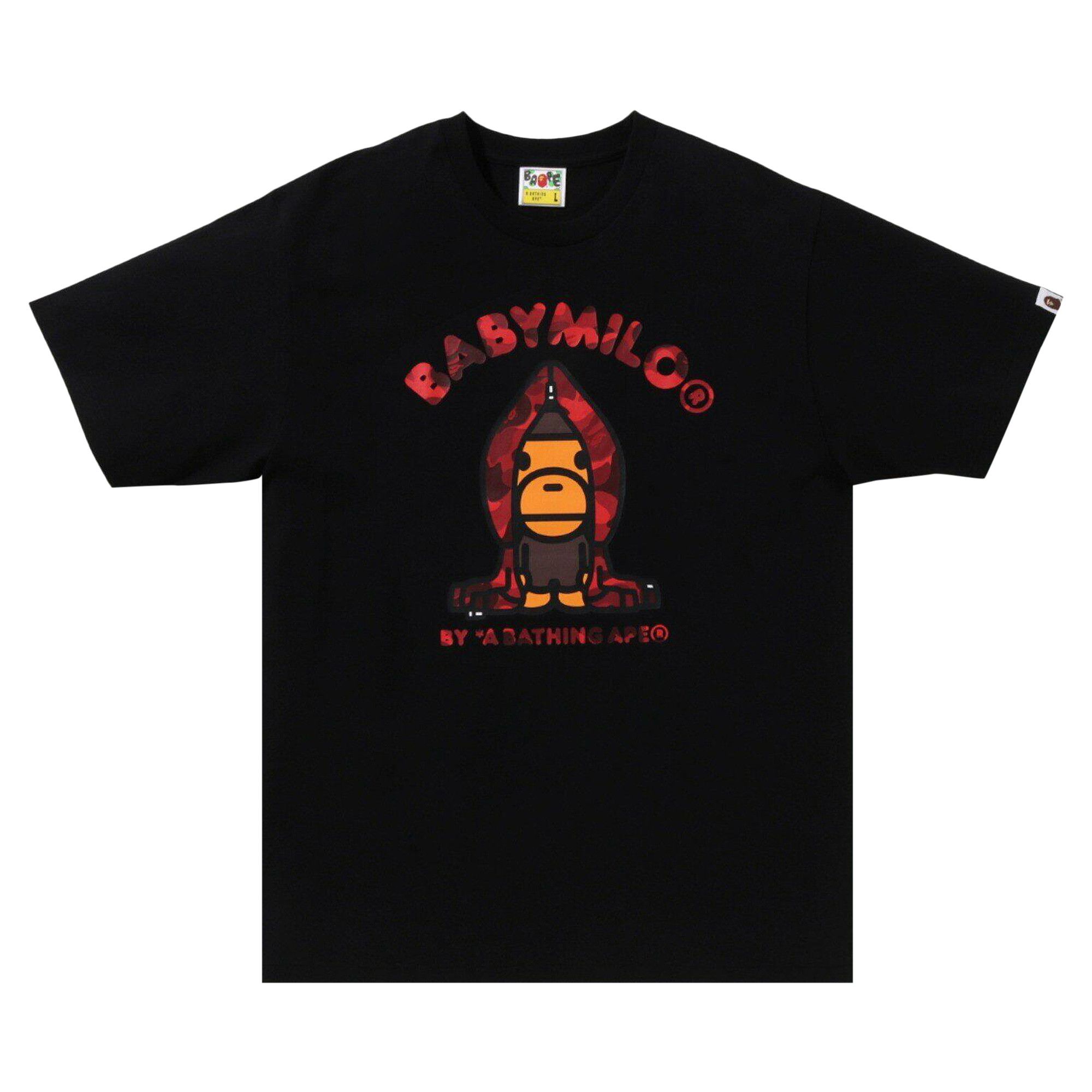 Buy BAPE x Rakuten Baby Milo Tee 'Black' - 2J75 110 001 BLACK | GOAT