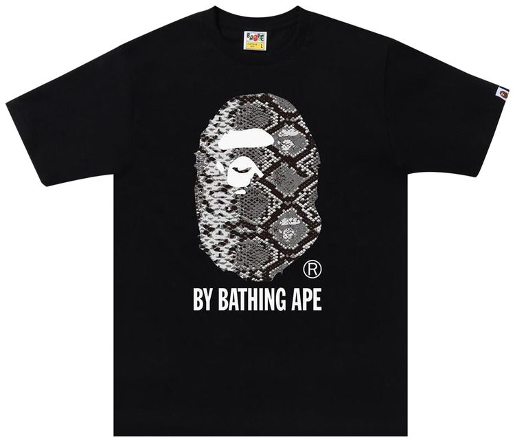 BAPE Snake By Bathing Ape Tee BlackGrey