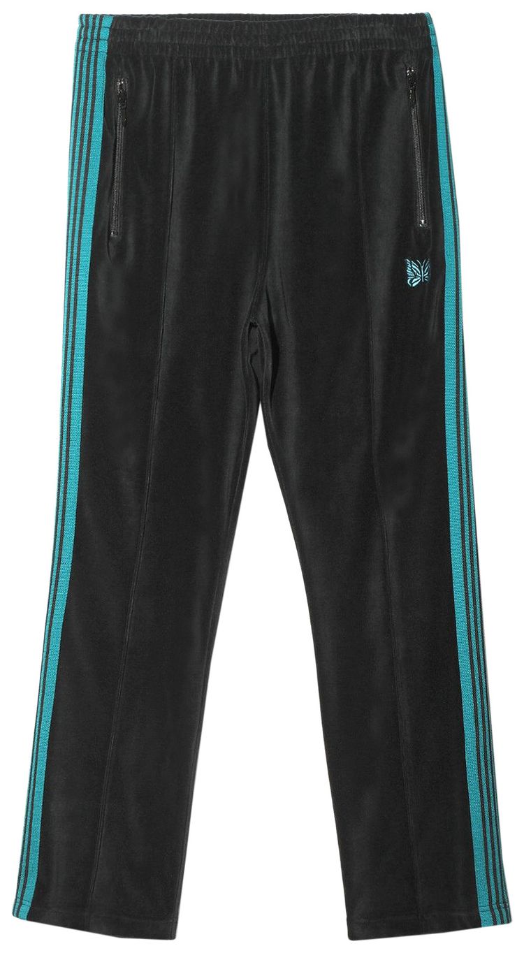 Needles Velour Narrow Track Pants Black