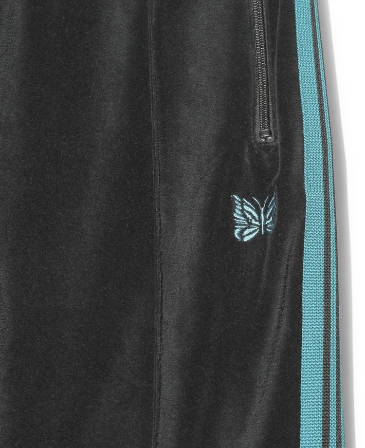 Needles Velour Narrow Track Pants Black