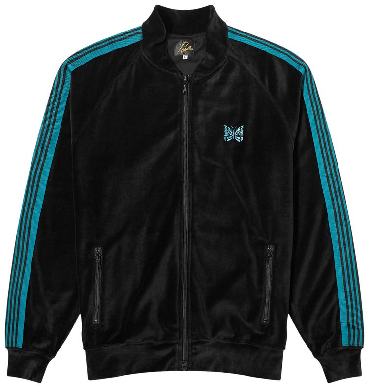 Needles Velour RC Track Jacket Black