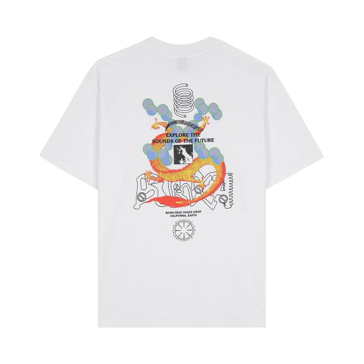 Brain Dead Future Sounds Tee White