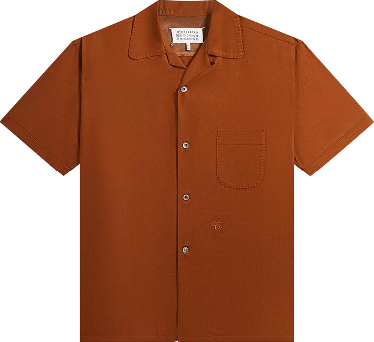 Maison Margiela Short Sleeve Shirt Brown