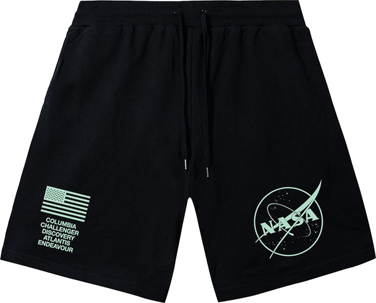 Anti Social Social Club Nebula Shorts Black