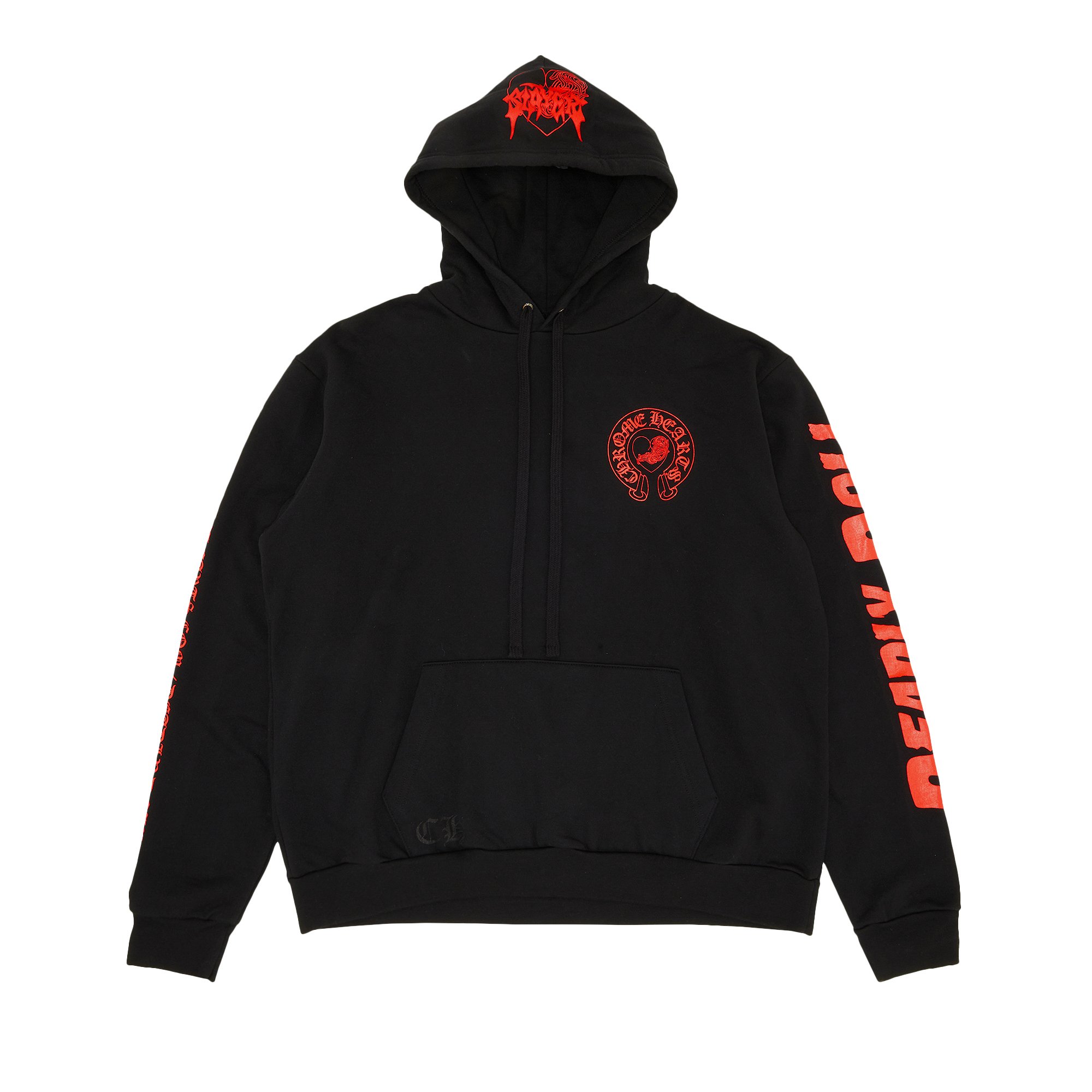 Chrome Hearts x Deadly Doll Online Exclusive Hoodie 'Black/Red'