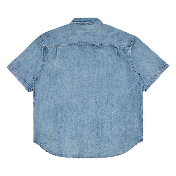 Loose Fit S/S ふりかえっ Denim Painter Shirt