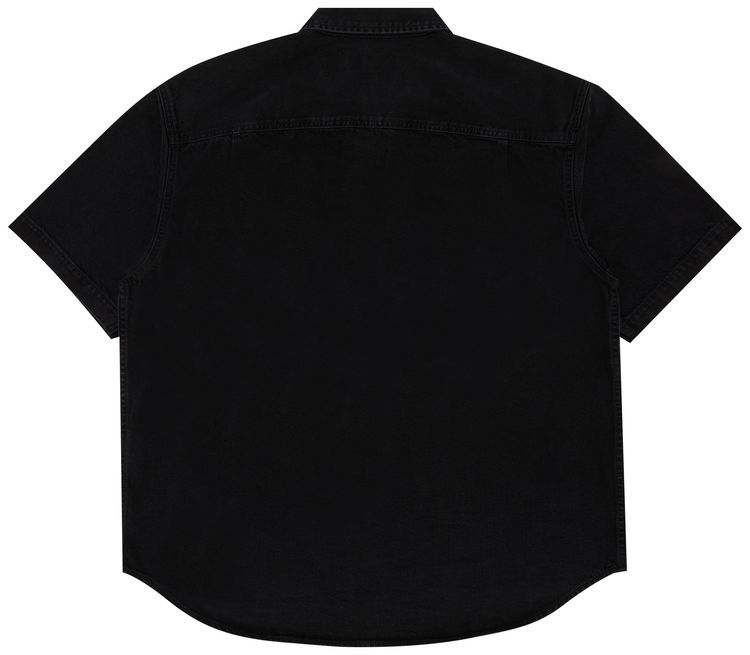 Buy Supreme Loose Fit Short-Sleeve Denim Painter Shirt 
