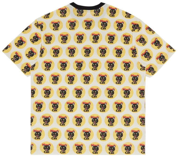 Supreme Black Cat Short Sleeve Top Multicolor