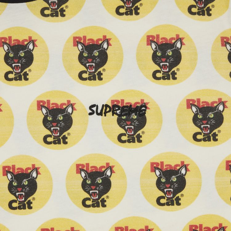 Supreme Black Cat Short Sleeve Top Multicolor