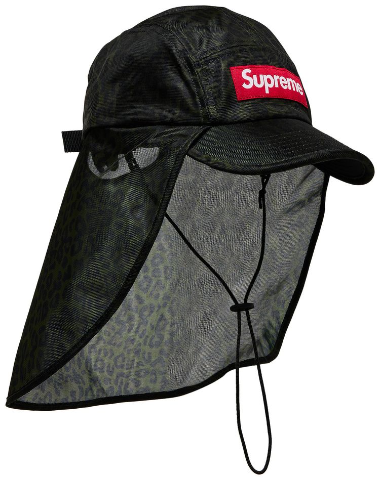 Supreme Mesh Sunshield Camp Cap Leopard