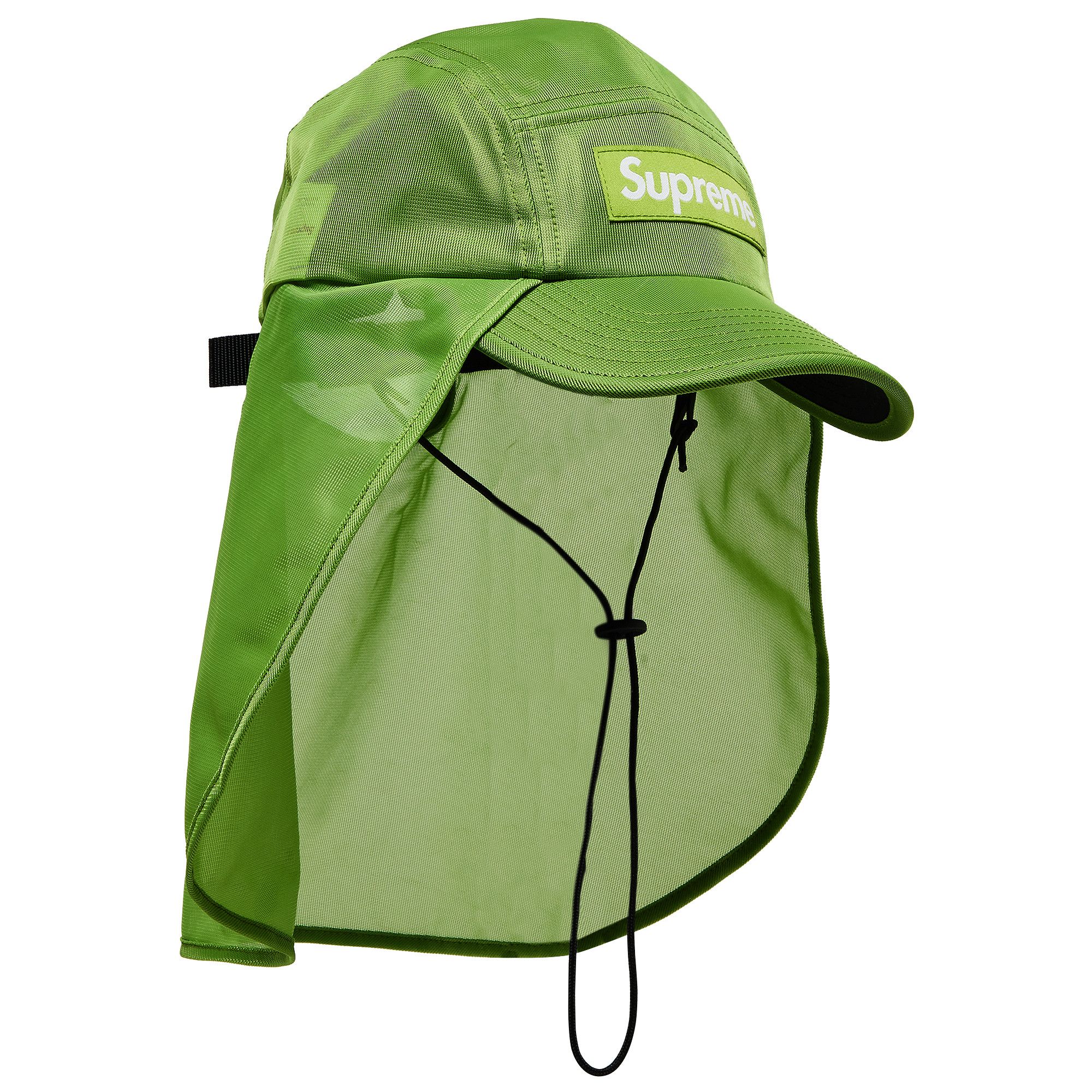 帽子 supreme Mesh Sunshield Camp Cap Supreme Mesh Sunshield Camp Cap Black - SS24 - US