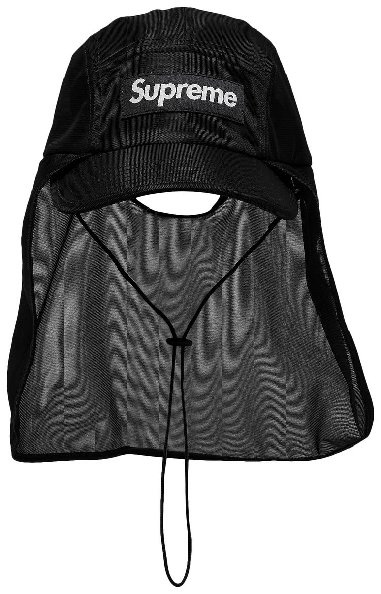 Supreme Mesh Sunshield Camp Cap Black