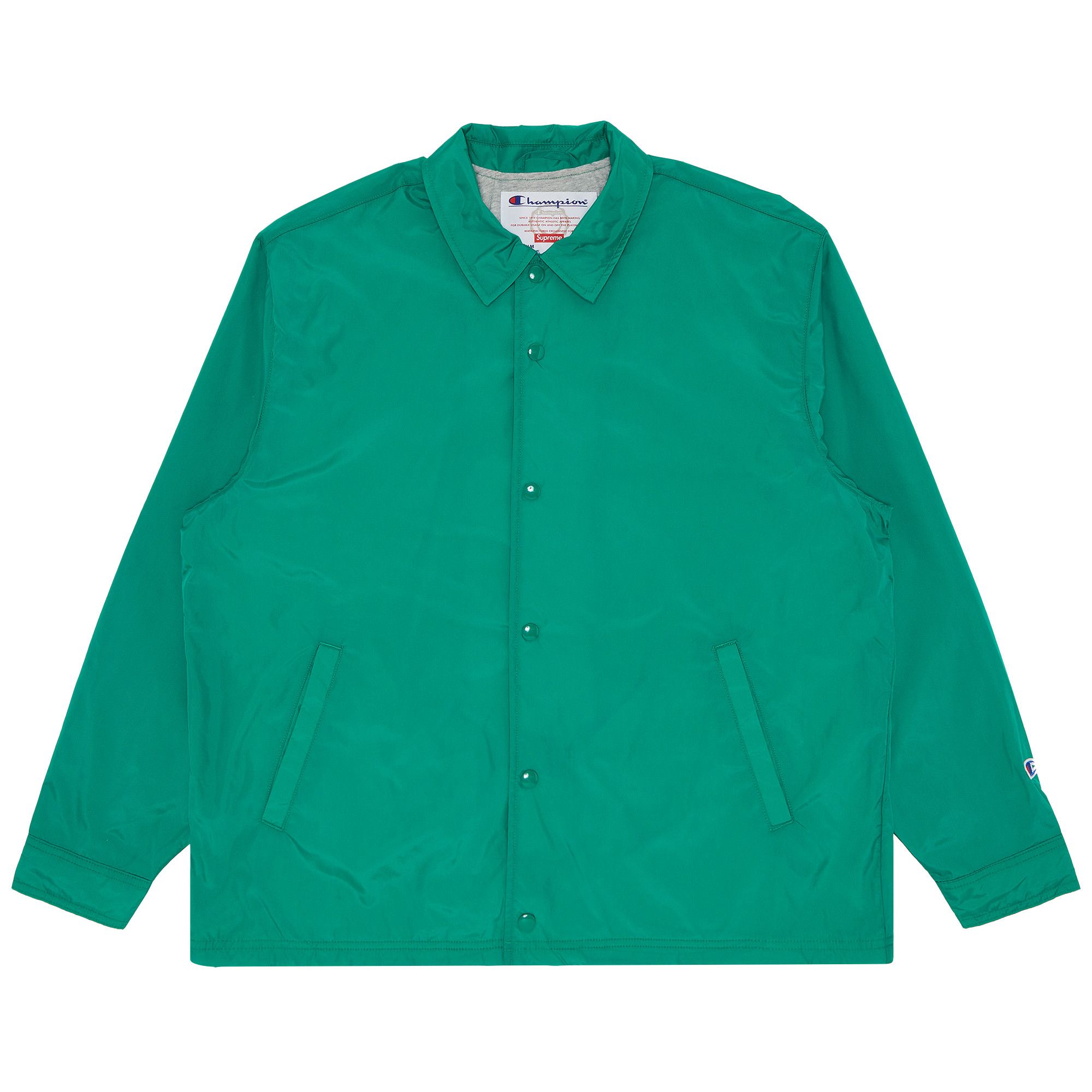Size l Supreme x Champion Coaches Jacket Green