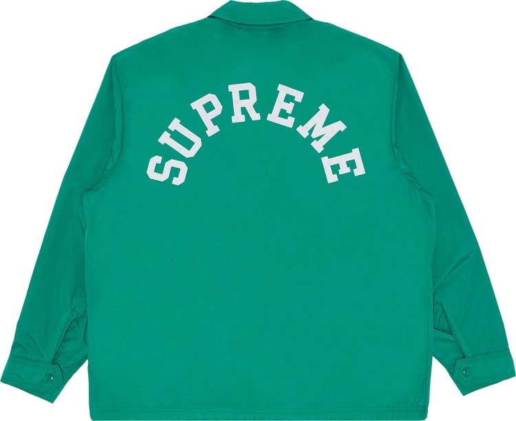 Supreme x Champion Coaches Jacket Green