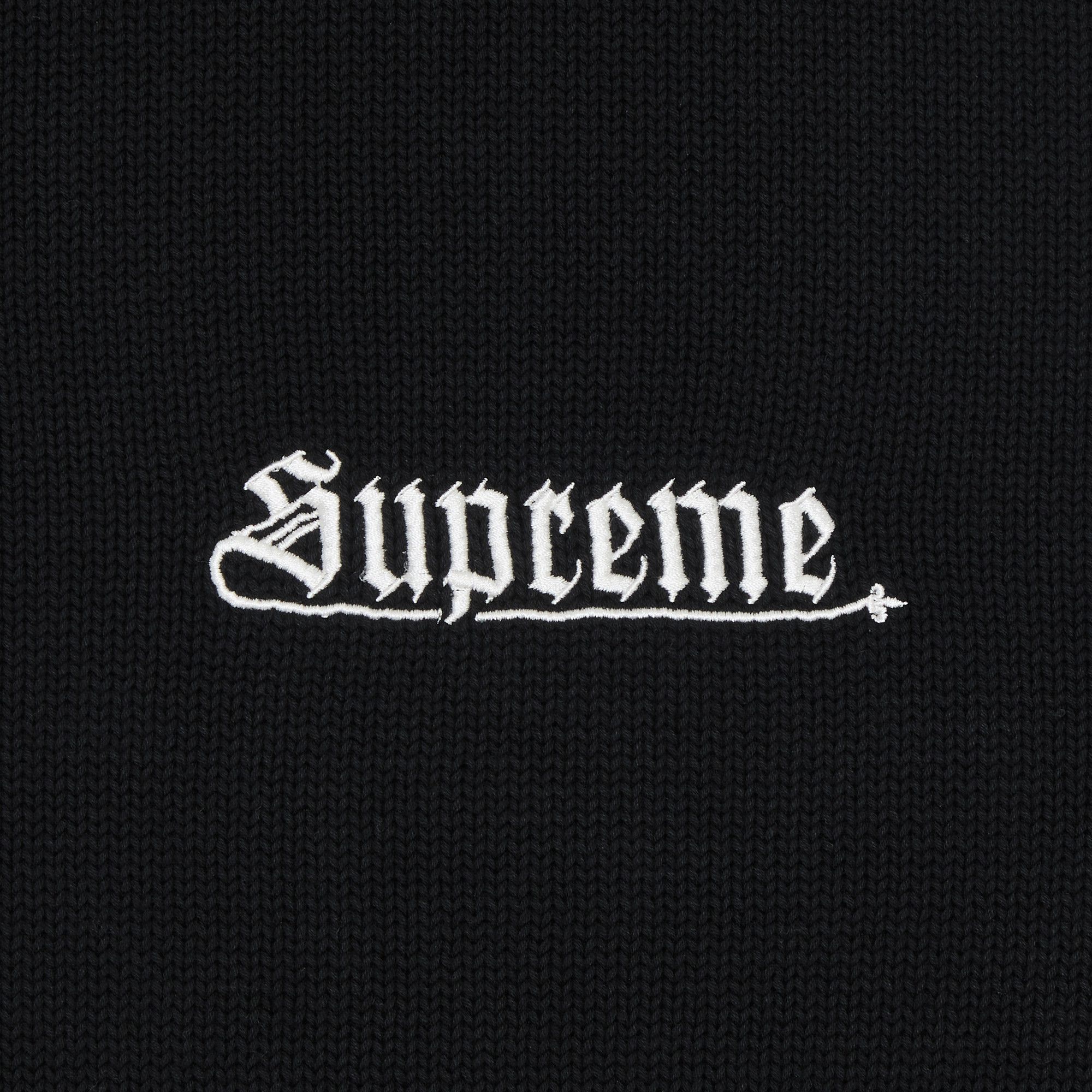 Supreme old english hoodie black hotsell