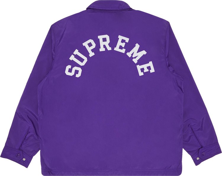 Supreme x Champion Coaches Jacket Purple