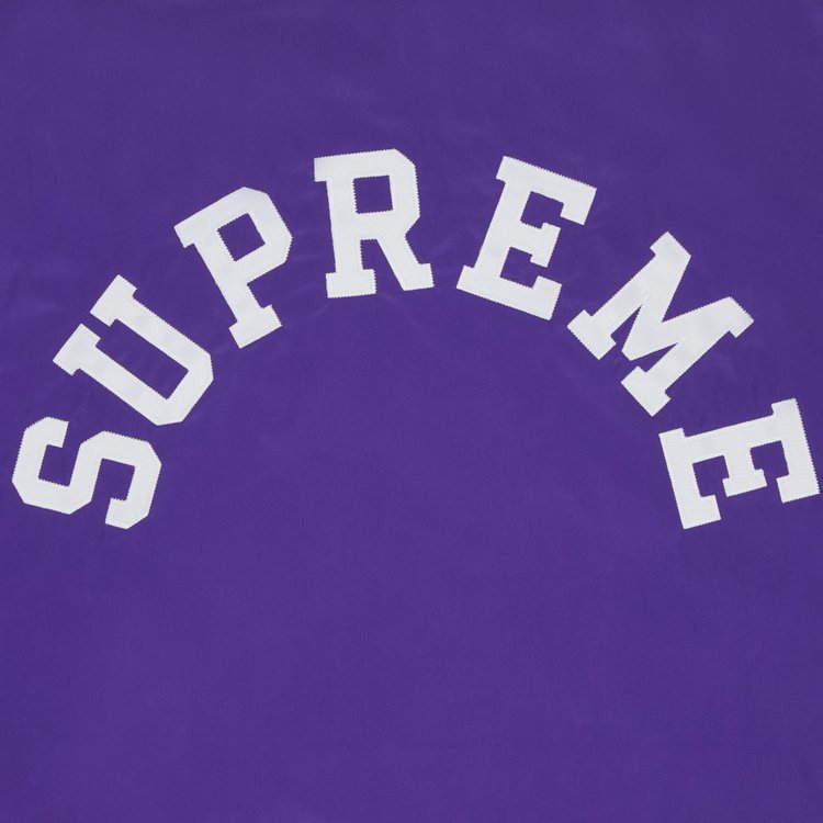 Supreme x Champion Coaches Jacket Purple