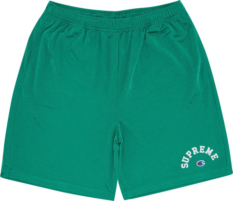 Supreme x Champion Mesh Short Green