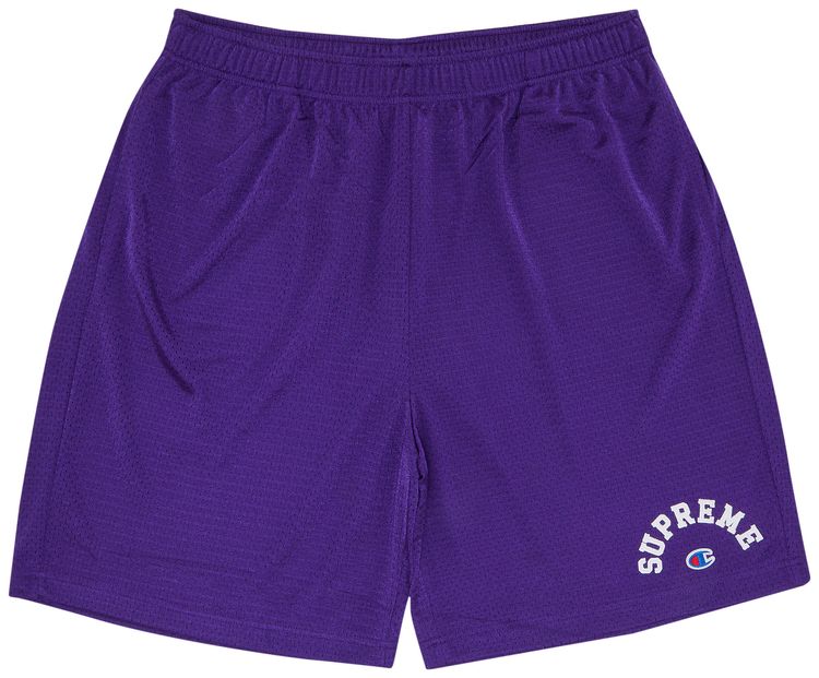 Supreme x Champion Mesh Short Purple