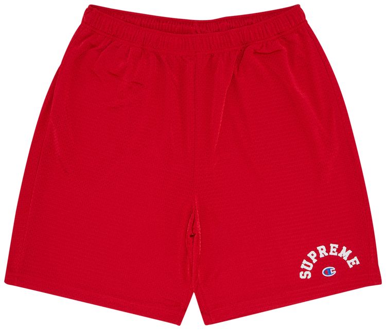 Supreme x Champion Mesh Short Red
