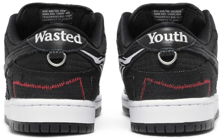 Wasted Youth x Nike Dunk Low SB Black Denim