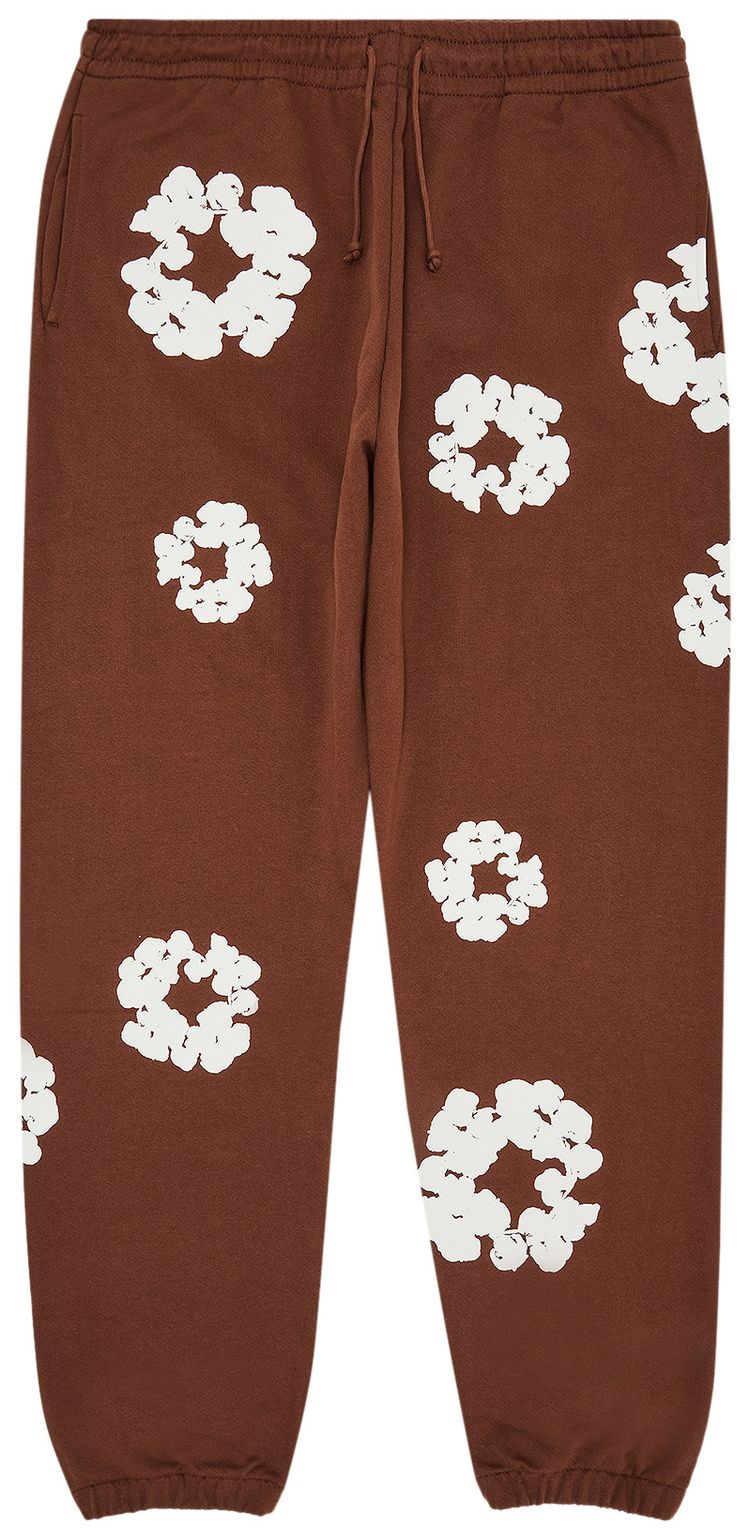 Denim Tears The Cotton Wreath Sweatpants Brown