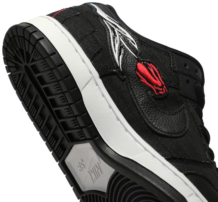 Wasted Youth x Nike Dunk Low SB Black Denim