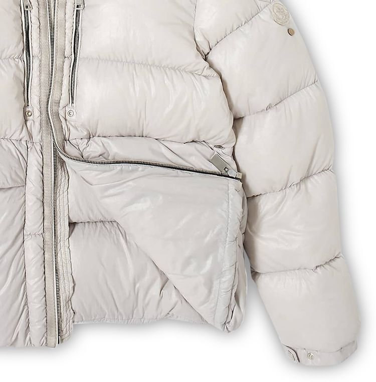 Moncler Genius x 1017 ALYX 9SM Forest Giubbotto Down Jacket Metallic Silver