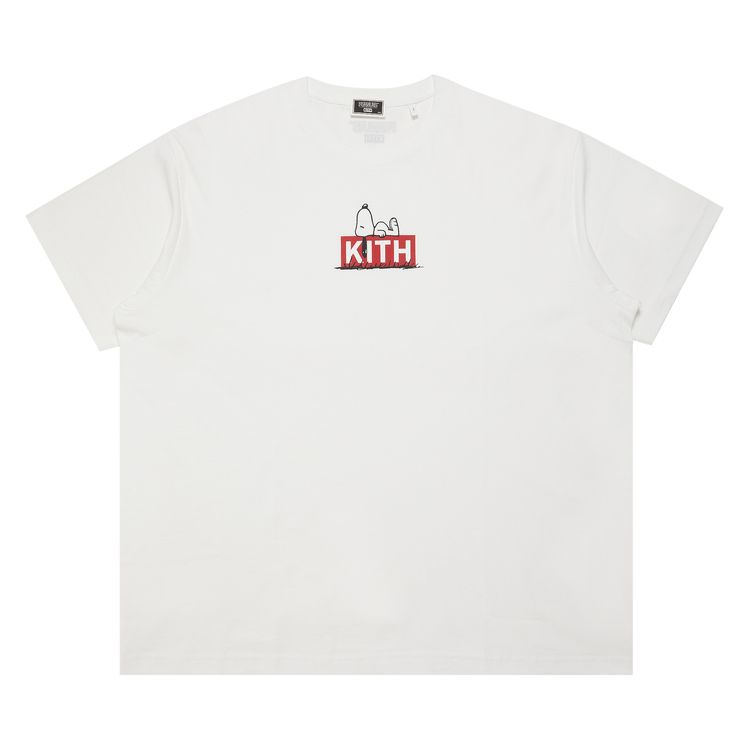 Kith For Peanuts Doghouse Tee White