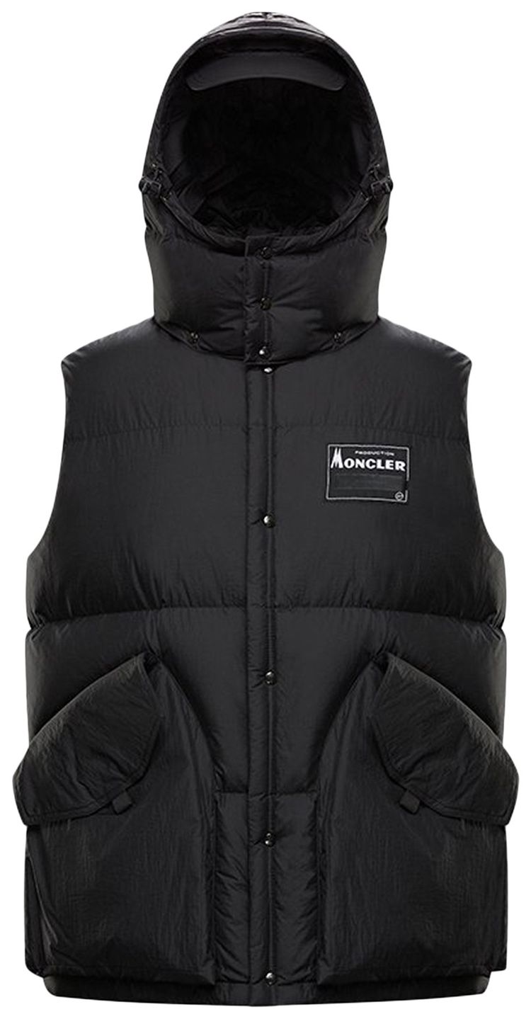 Moncler x Fragment Hiroshi Fujiwara Kyle Waistcoat Black