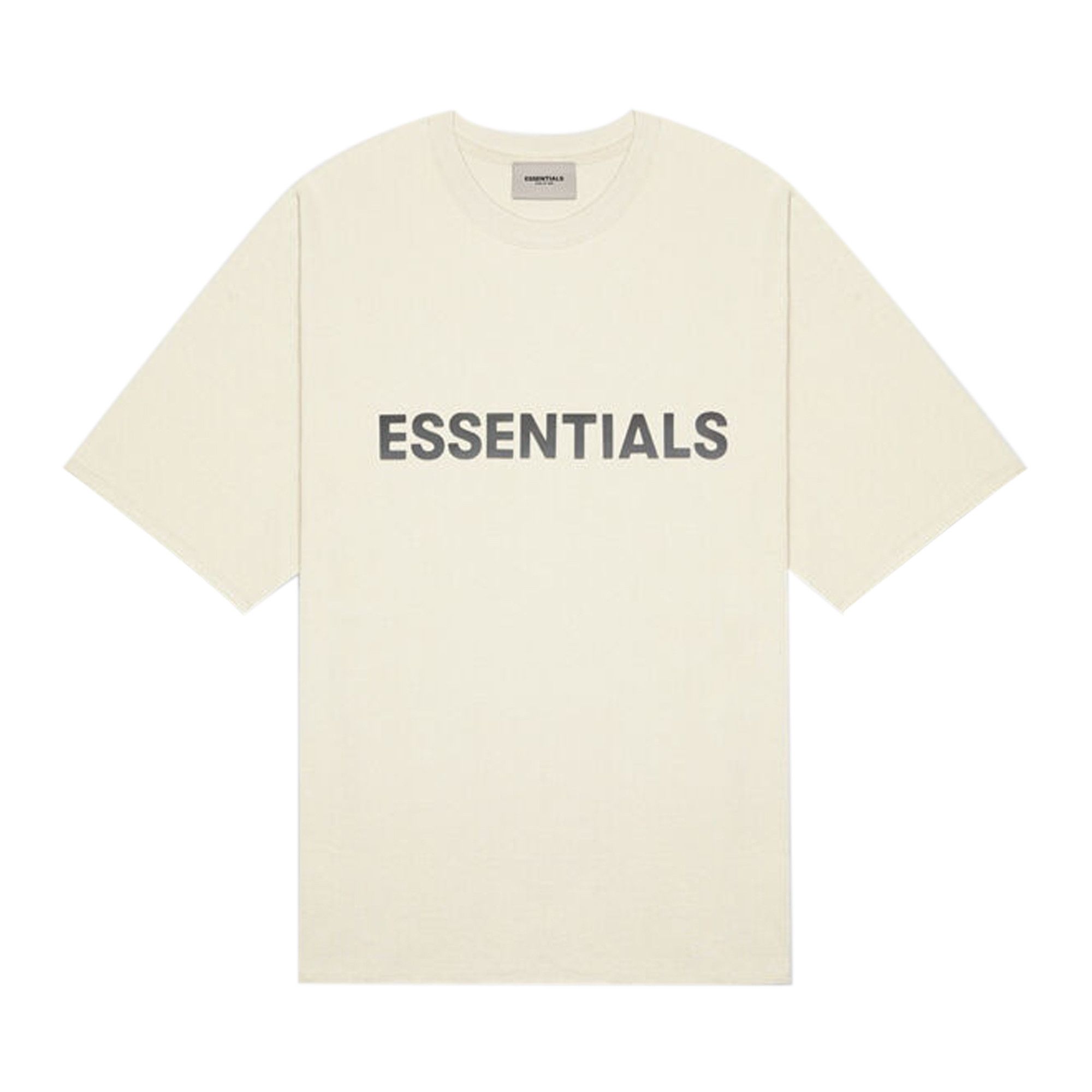 関税込*FEAR OF GOD ESSENTIALS*ロゴコットンTシャツ クリーム Buy Fear of God Essentials T-Shirt 'Cream' - 0125 25050 0191