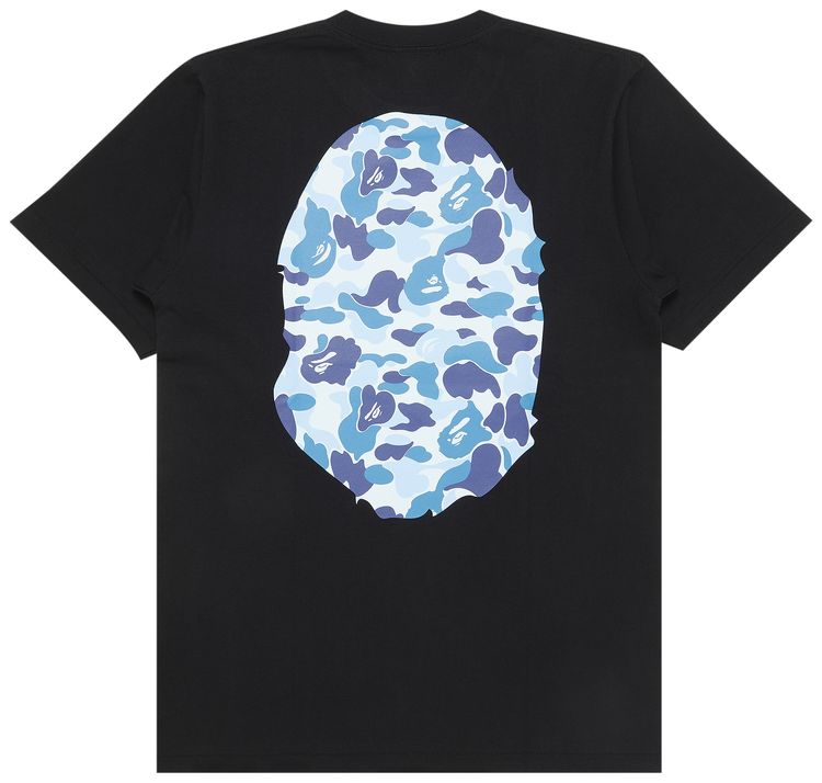BAPE ABC Camo Big Ape Head Tee BlackBlue