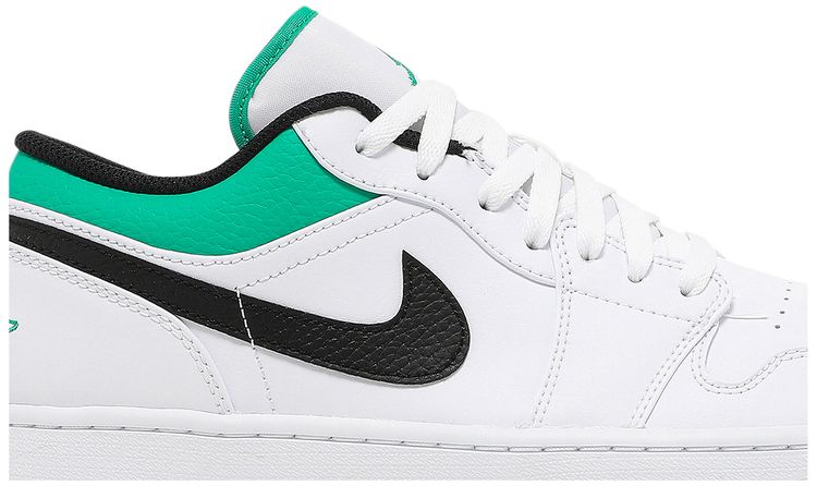 Air Jordan 1 Low White Lucky Green