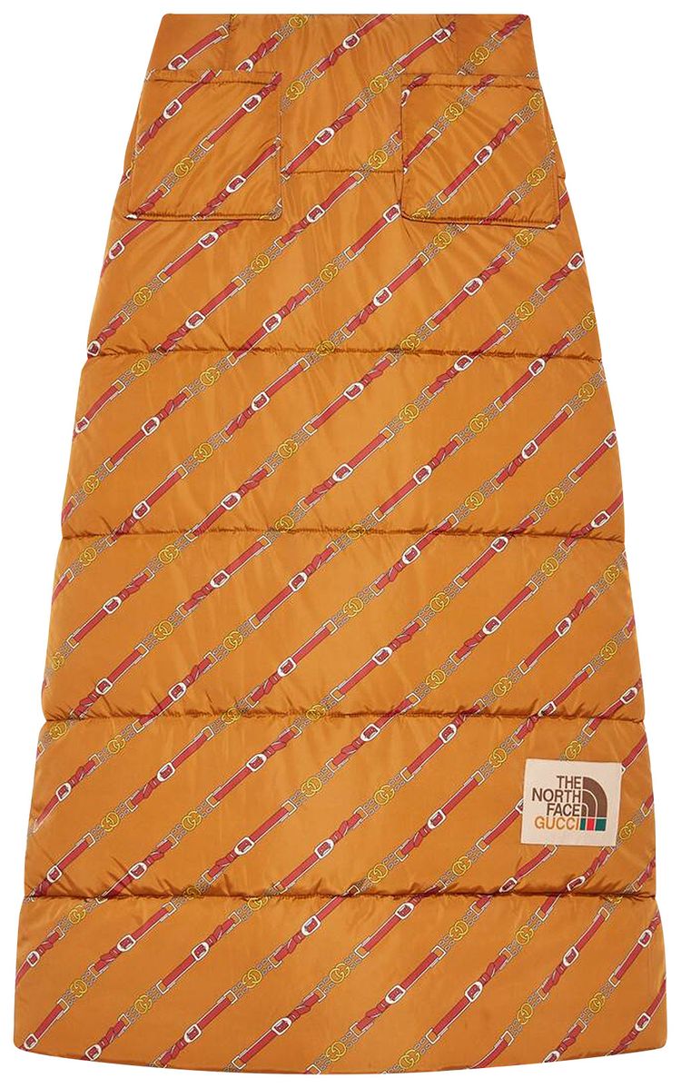 The North Face x Gucci Nylon Skirt Cognac