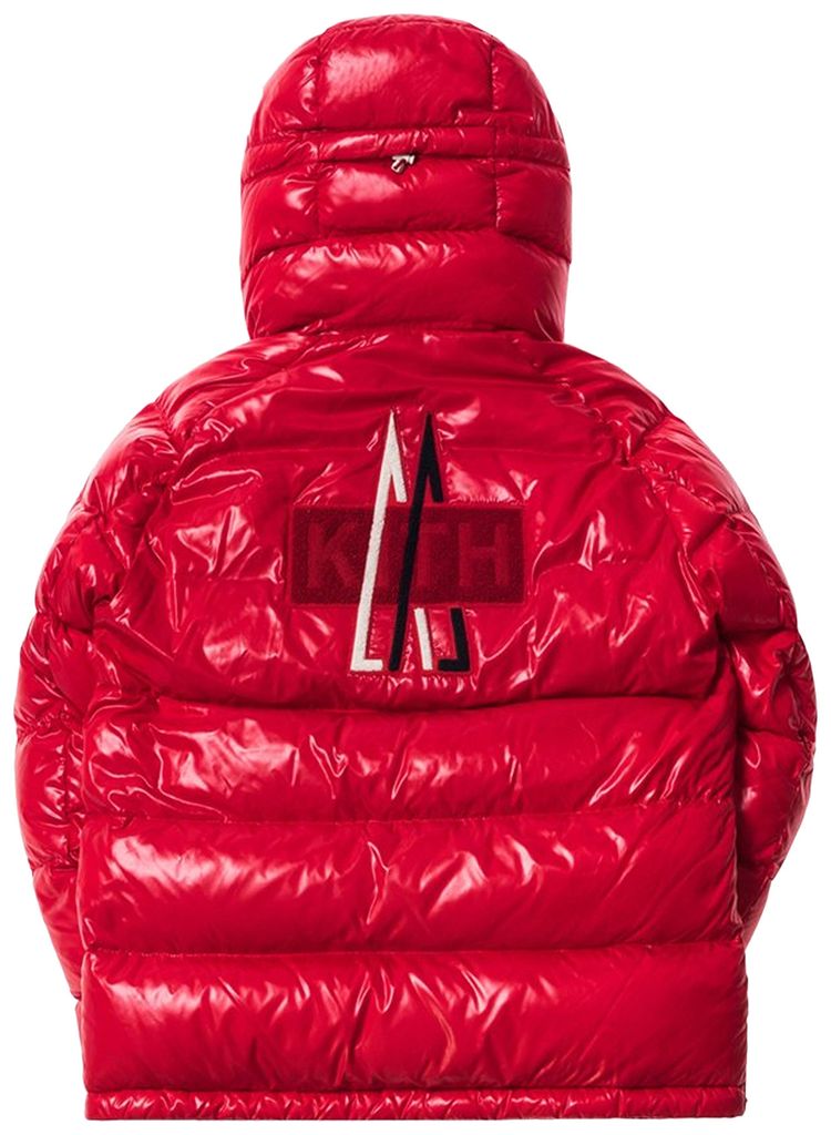 Moncler Genius x Kith Lachat Down Hoodie Red