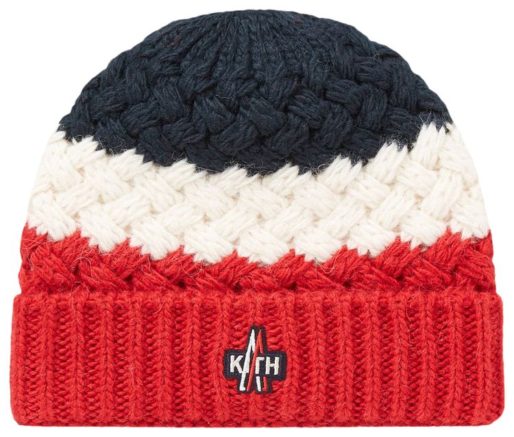 Moncler Genius x Kith Knit Beanie NavyWhiteRed