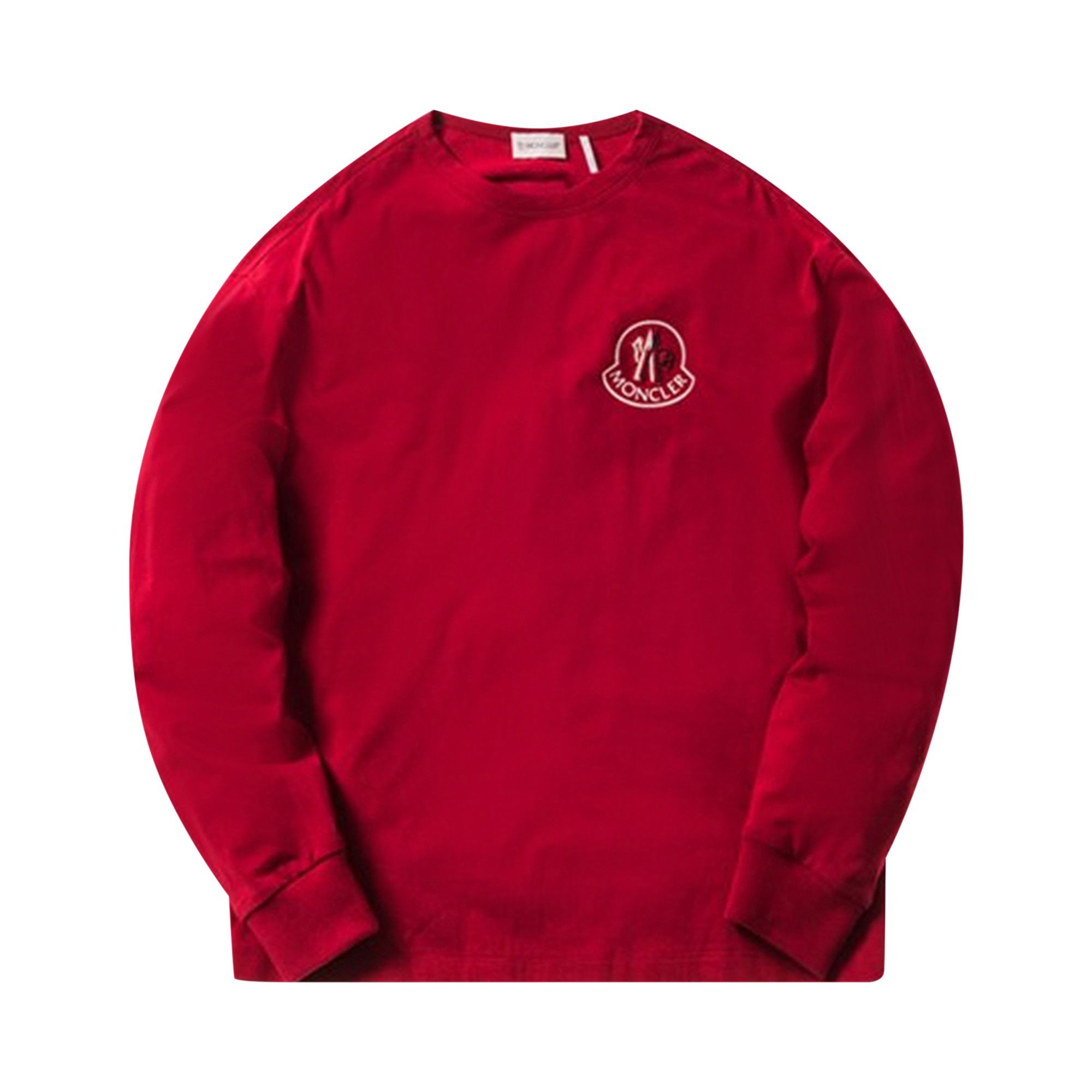 Buy Moncler Genius x Kith Long Sleeve Tee Red C2096 80372 50 83152 456 GOAT UK