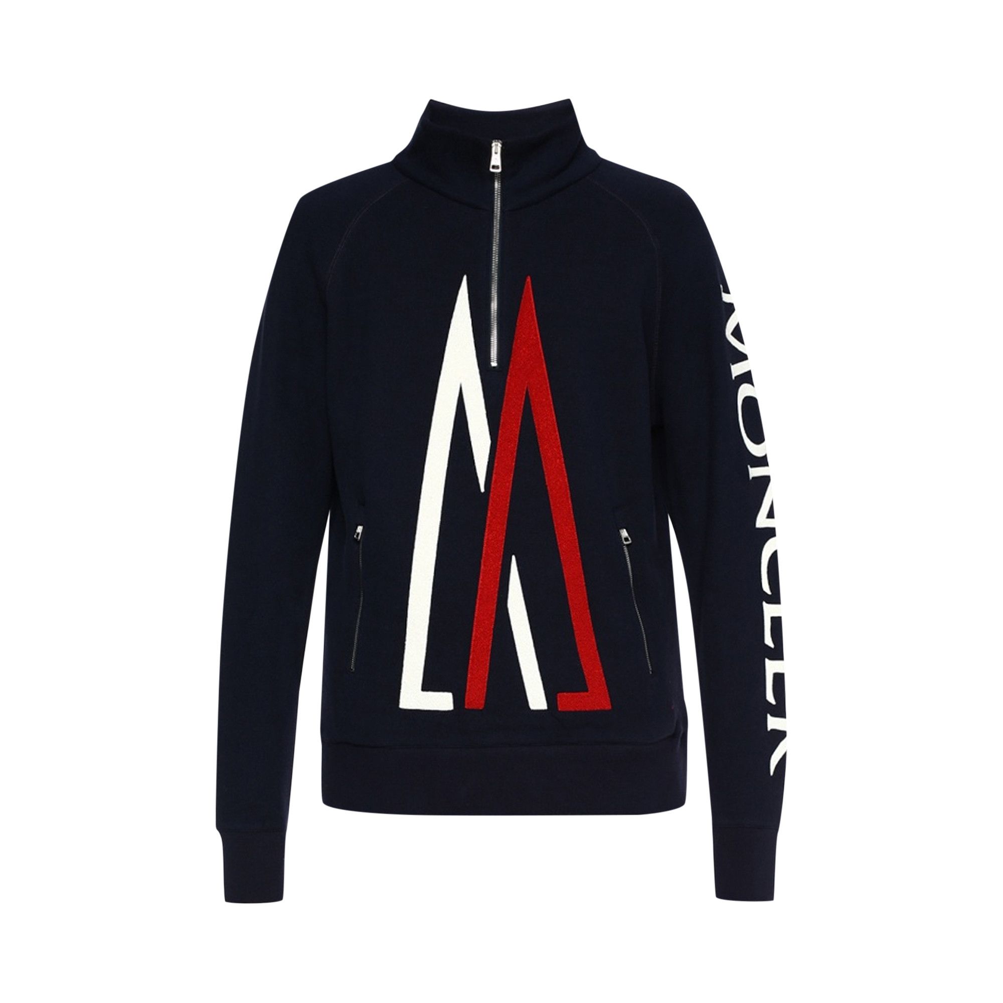 Buy Moncler Genius x Kith Quarter Zip Pullover 'Navy' - 1093 1FW170106XKQZ  NAVY | GOAT