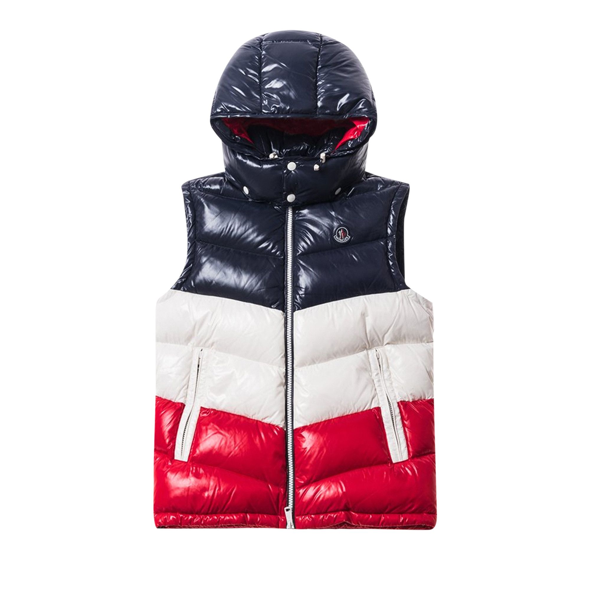 Buy Moncler Genius x Kith Pelat Down Vest Navy White Red 1093 1FW170303KPDV NAVY GOAT CA