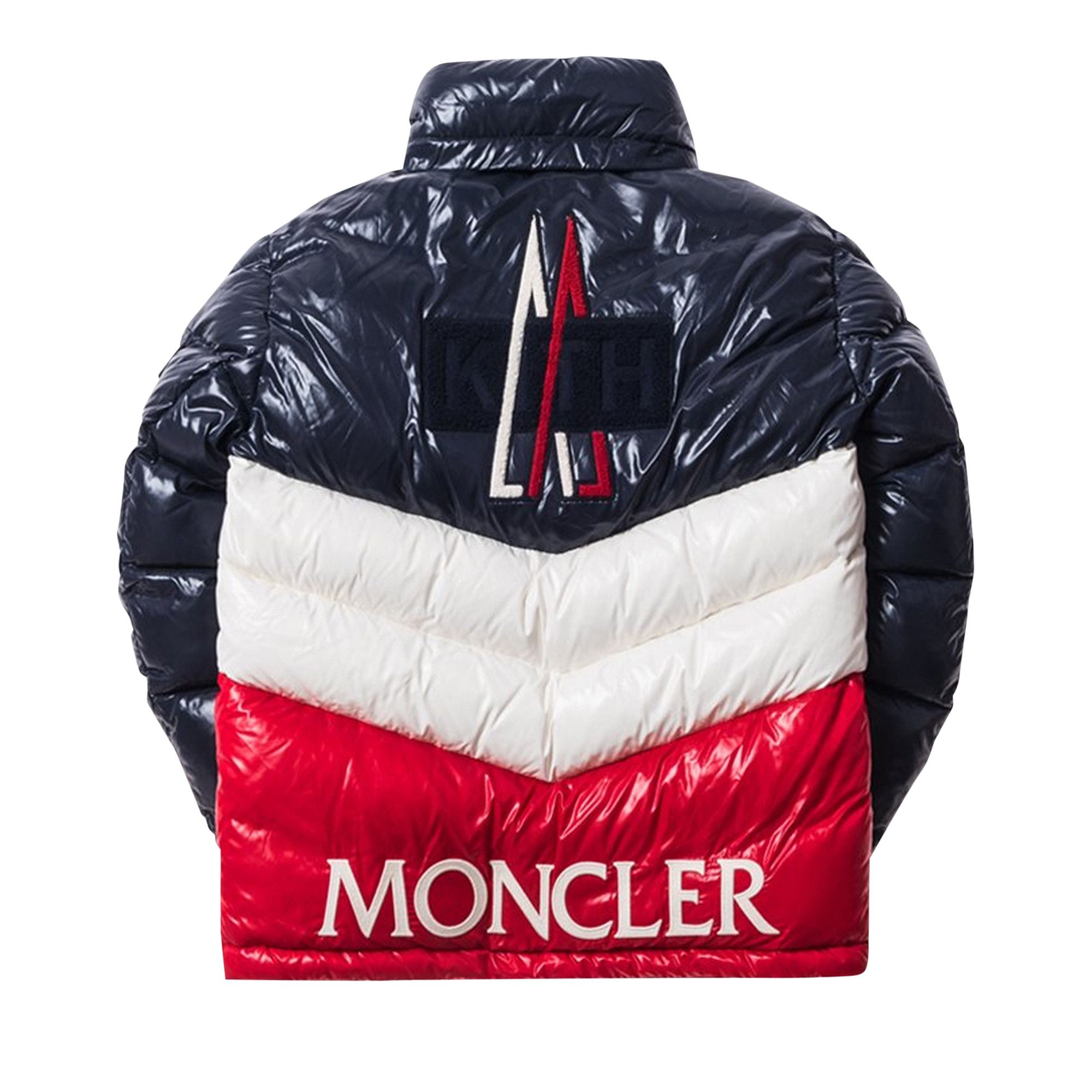 Buy Moncler Genius x Kith Rochebrune Classic Down Jacket Navy White Red C2096 40300 05 68950 742 GOAT