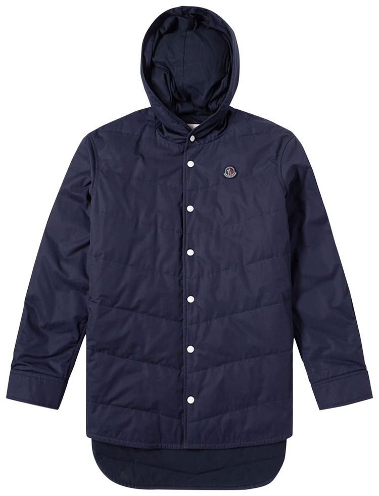 Moncler Genius x Kith Soularac Long Quilted Hoodie Navy