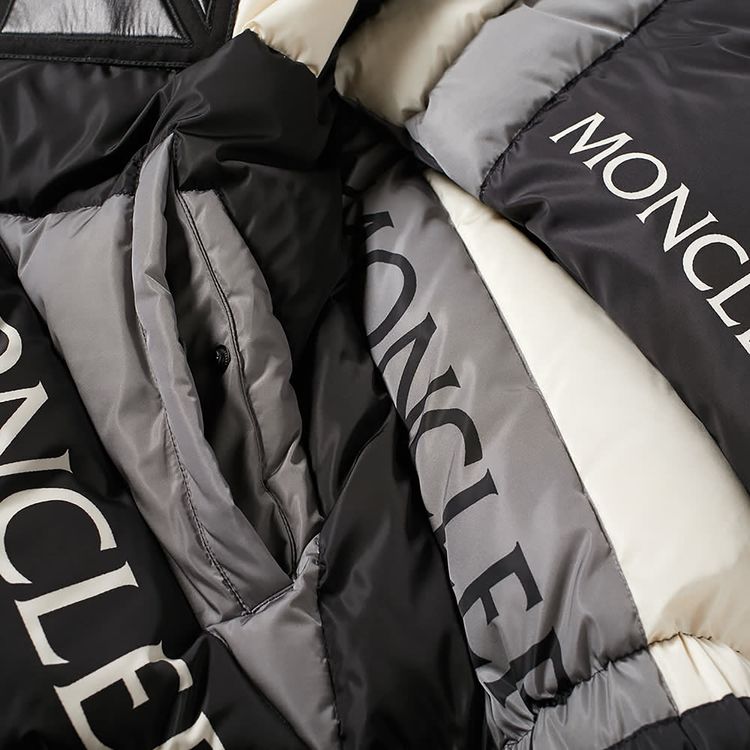 5 Moncler x Craig Green Plunger Puffer Jacket BlackWhiteGrey