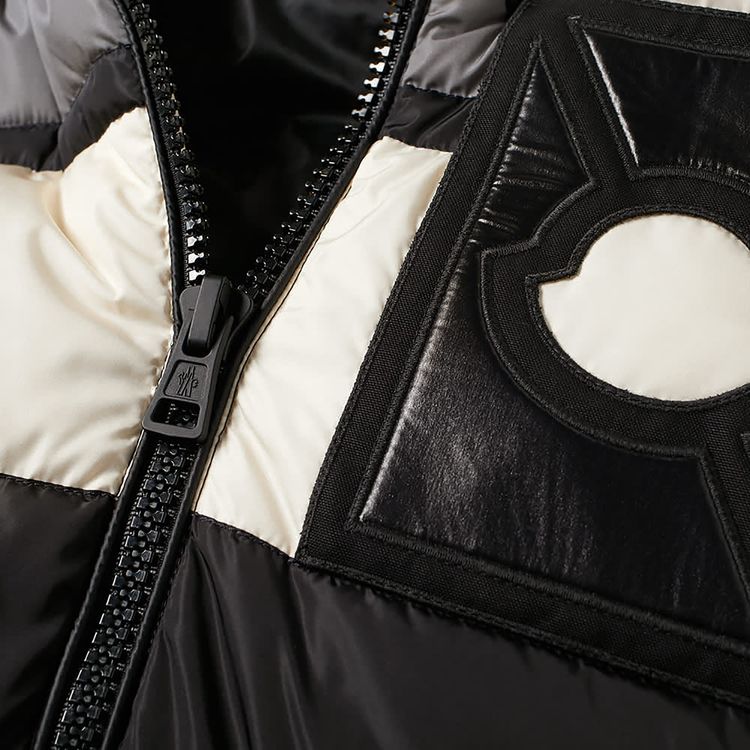 5 Moncler x Craig Green Plunger Puffer Jacket BlackWhiteGrey