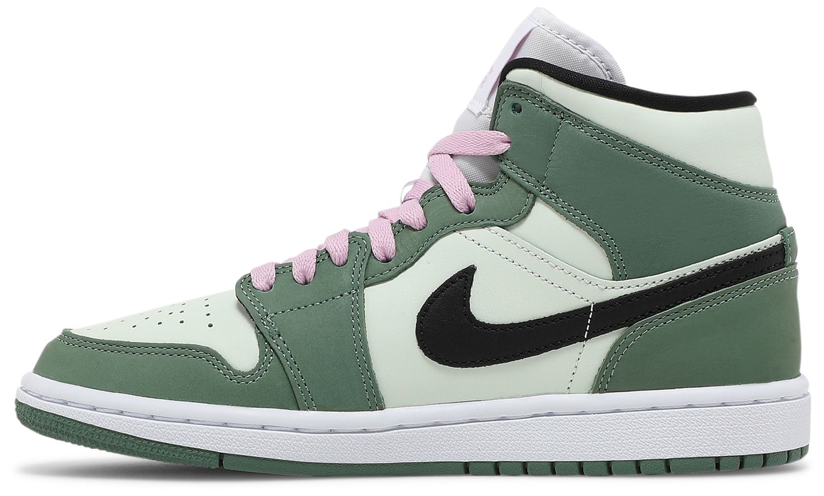 wmns air jordan 1 mid dutch green