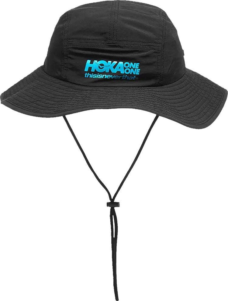 thisisneverthat x Hoka One One Bucket Hat Black