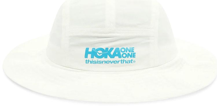 thisisneverthat x Hoka One One Bucket Hat White