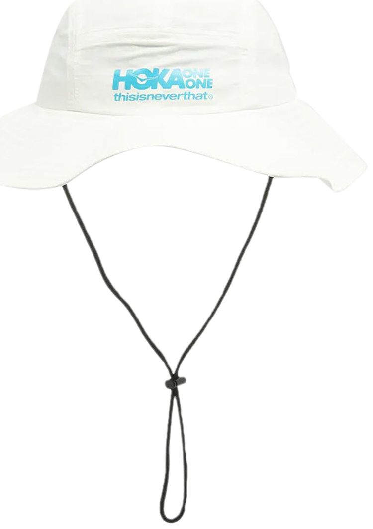 thisisneverthat x Hoka One One Bucket Hat White