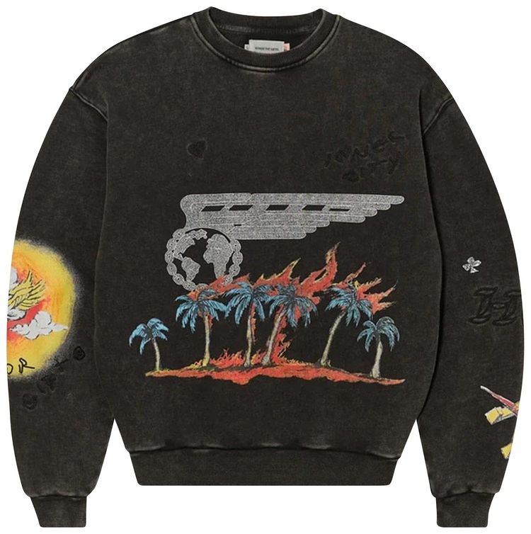 Honor The Gift Heavens Sake Crewneck Black