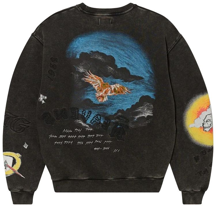 Honor The Gift Heavens Sake Crewneck Black