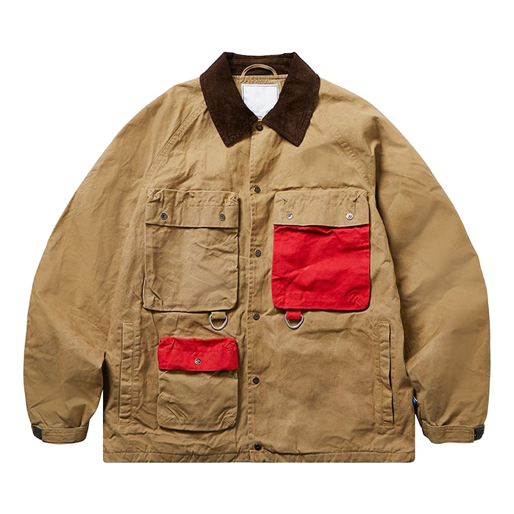 Buy Liberaiders Canvas Hunting Jacket 'Beige' - 730012101 BEIG | GOAT